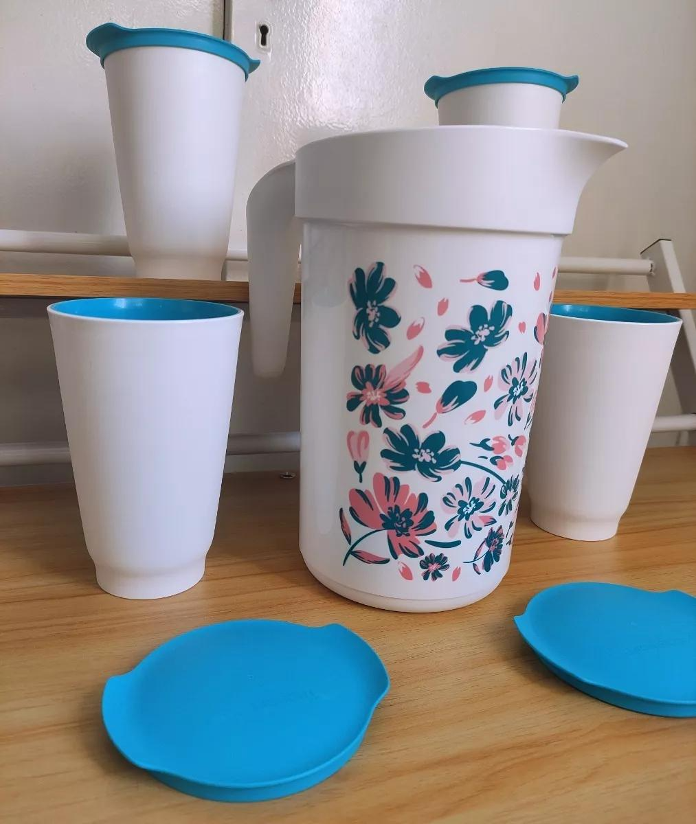 Kit Tupperware Copo Allegra 450ml Unidade Com Tampa